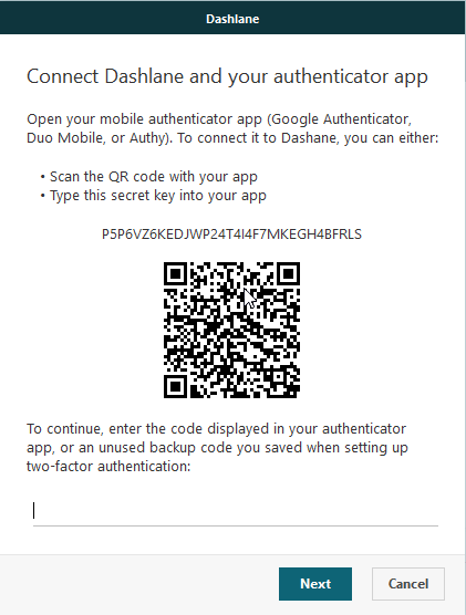 seach qr code for google authenticator in my mac